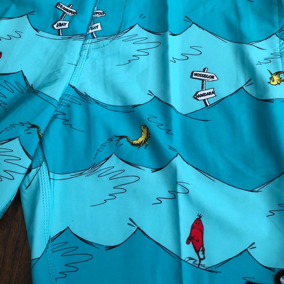 Billabong Dr Seuss OneFish TwoFish Boardshort Aqua - Picture 7 of 16